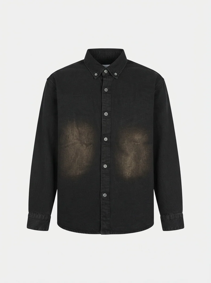 ATTOM KIDS DENIM F/S SHIRT, image 3