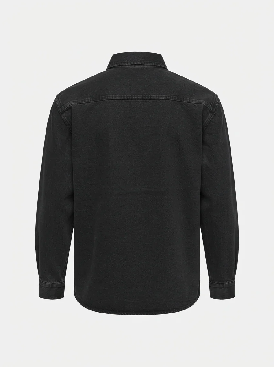 ATTOM KIDS DENIM F/S SHIRT, image 4