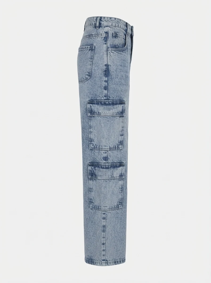 ZOORA KIDS DENIM CARGO PANT, image 5