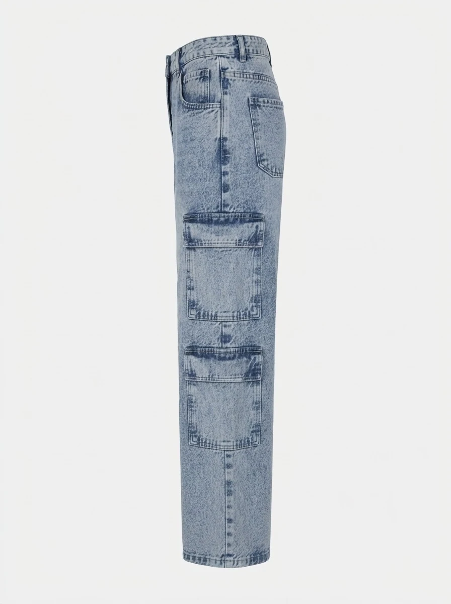 ZOORA KIDS DENIM CARGO PANT, image 6