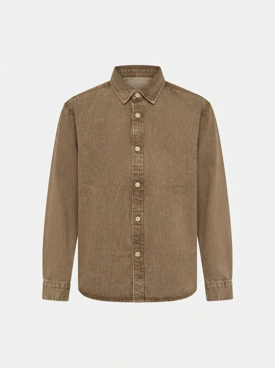 MON PET BOYS DENIM F/S SHIRT, image 3