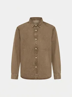 MON PET BOYS DENIM F/S SHIRT 3