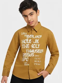 MON PET KIDS IMP PRINTN F/S SHIRT 1