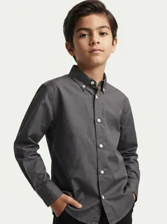 BELLIS KIDS PLAIN F/S SHIRT 1