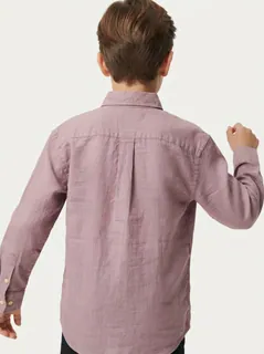 ATTOM KIDS LINEN F/S SHIRT 2