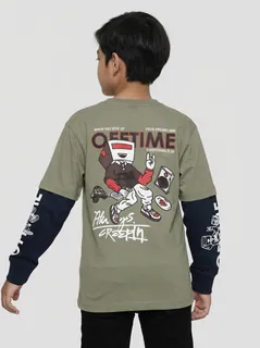 ZEROCOAT KIDS R/N DR SLV TSHIRT 2