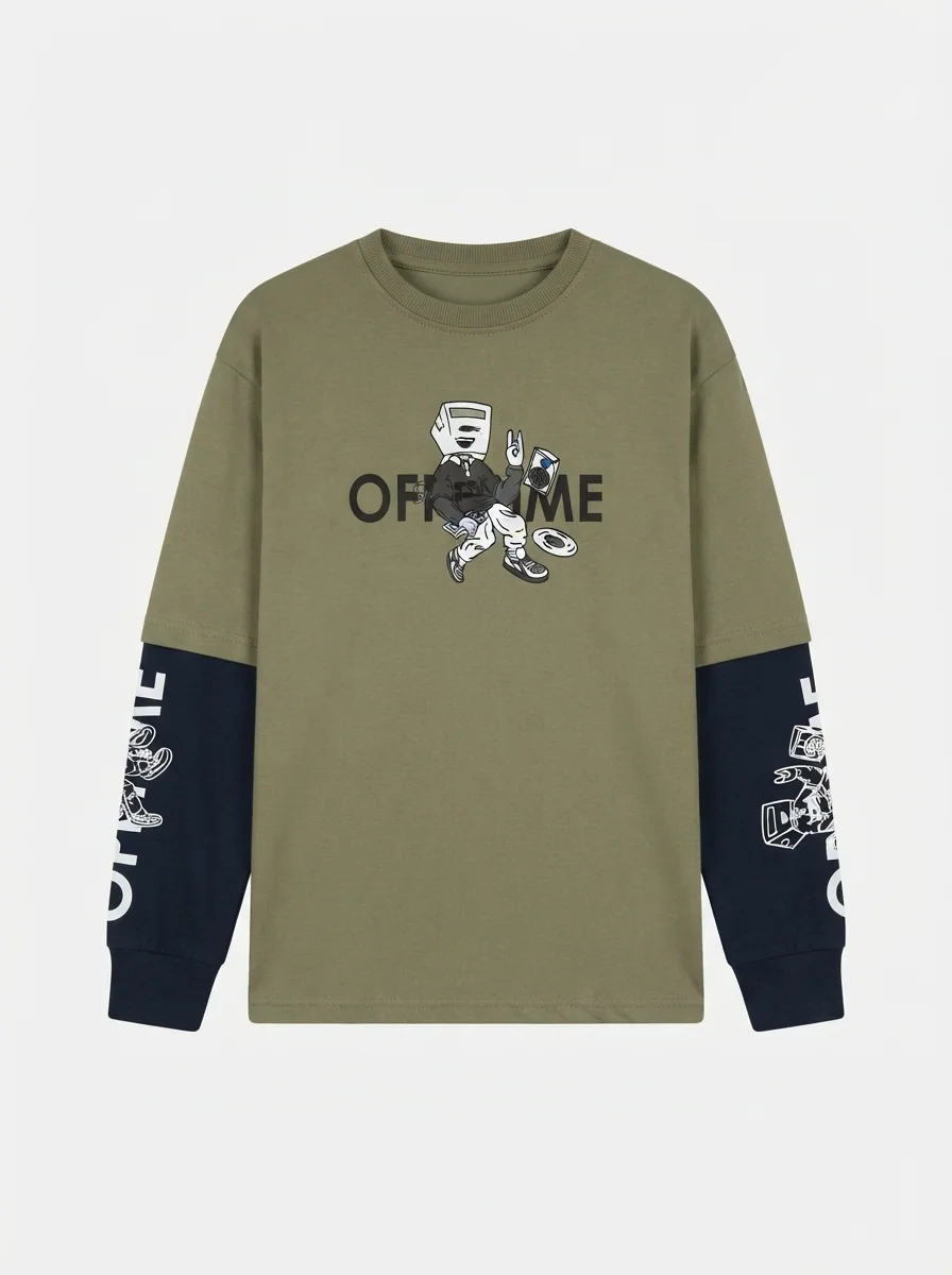 ZEROCOAT KIDS R/N DR SLV TSHIRT, image 3