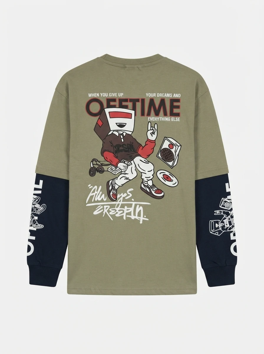 ZEROCOAT KIDS R/N DR SLV TSHIRT, image 4