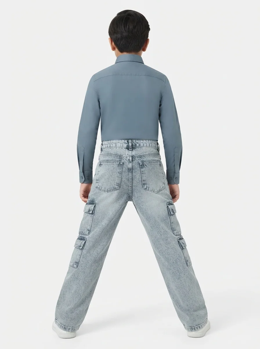 SETUP KIDS DENIM SHORTS, image 2