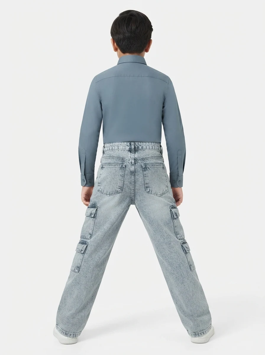 SETUP KIDS DENIM SHORTS, image 2