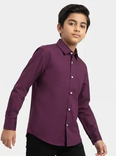 ATTOM KIDS IMP PLAIN SHIRT F/S 1