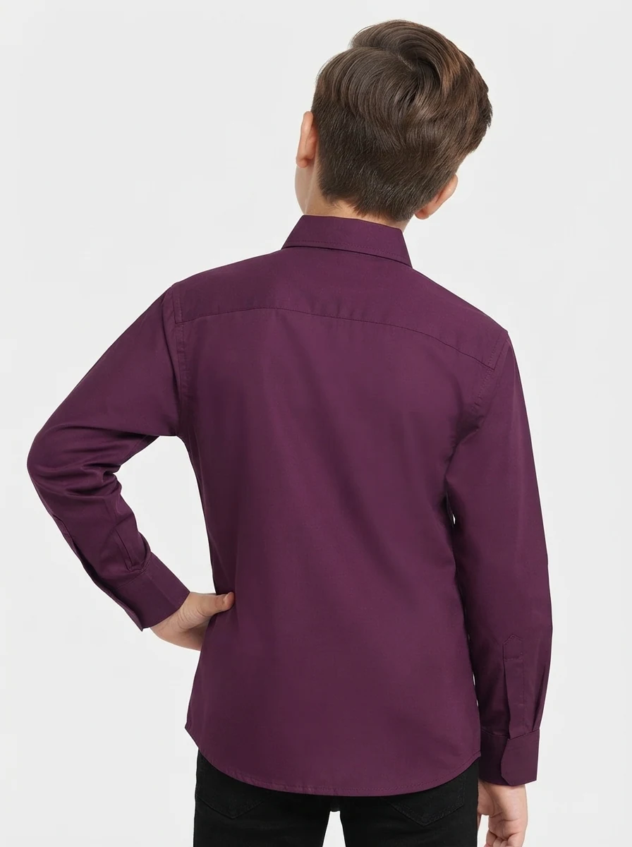 ATTOM KIDS IMP PLAIN SHIRT F/S, image 2