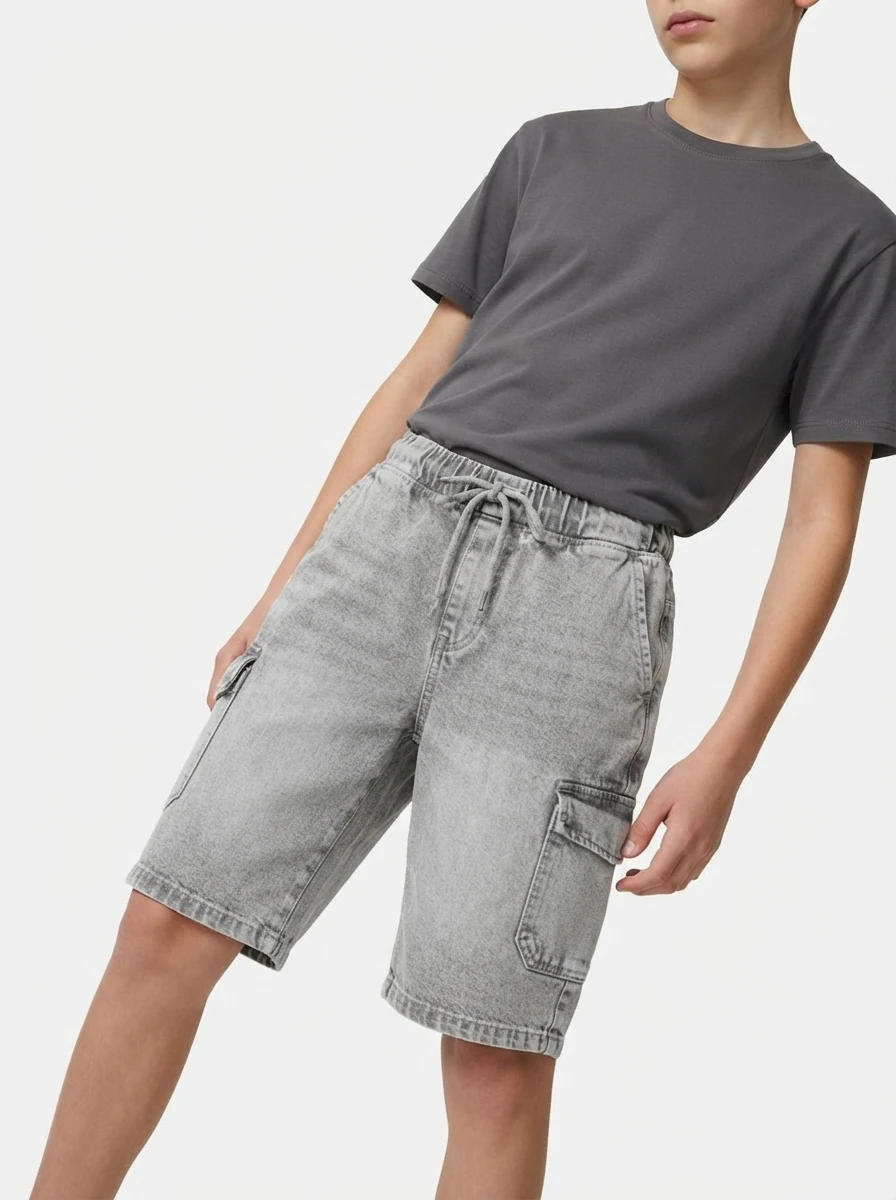 SETUP KIDS DENIM SHORTS, image 2