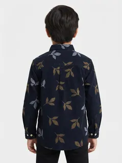 ATTOM KIDS CORDUROY PRINT F/S SHIRT 2