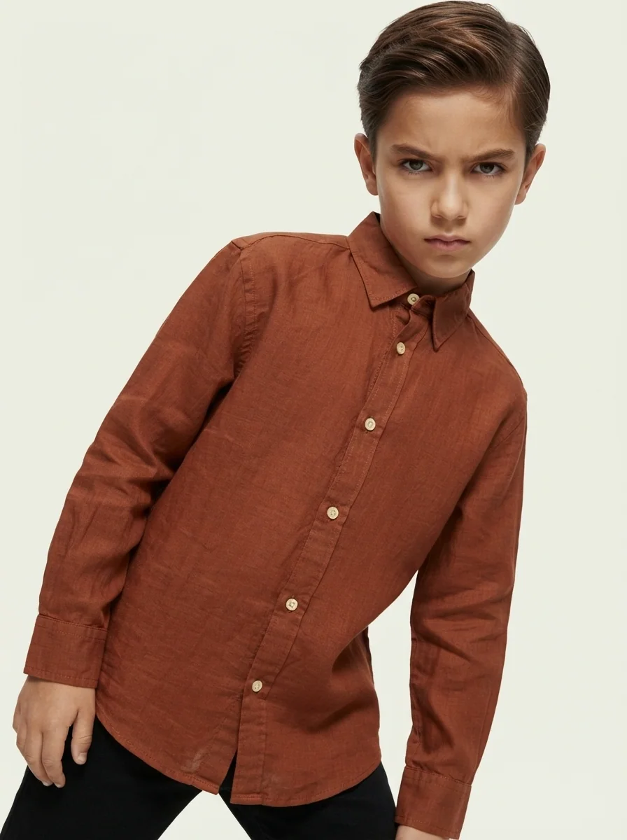 ATTOM KIDS LINEN F/S SHIRT, image 14