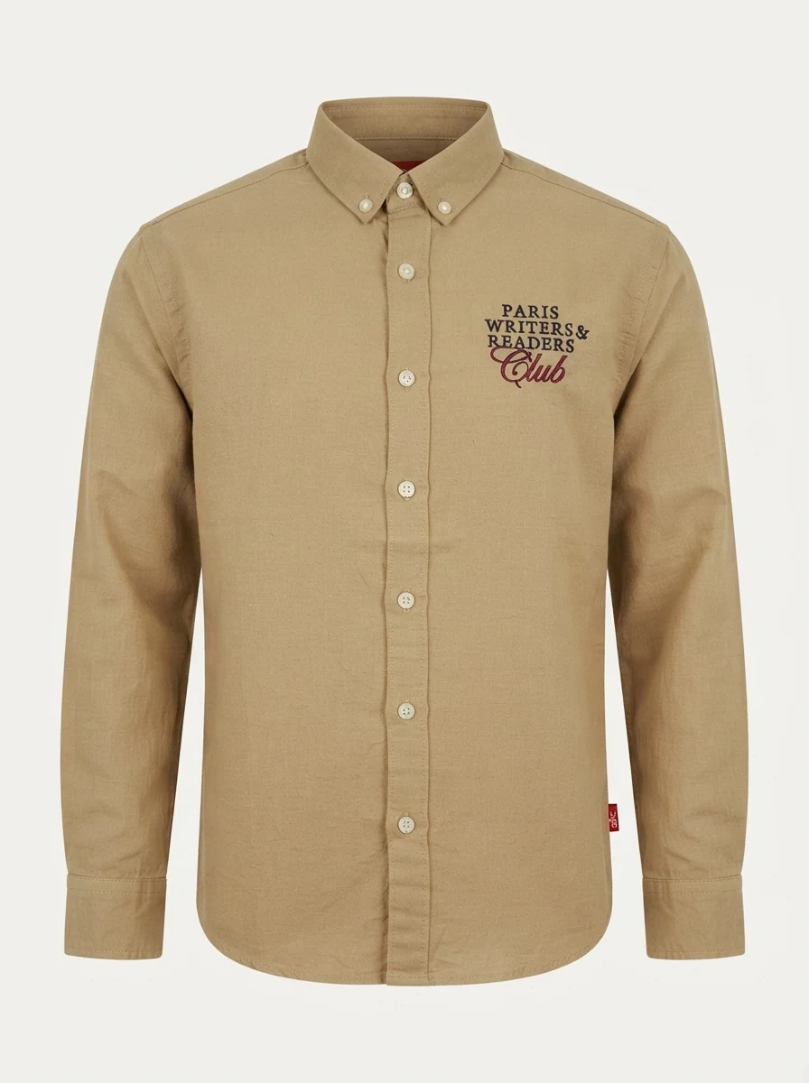 ABC KIDS LINEN PLAIN F/S SHIRT, image 3