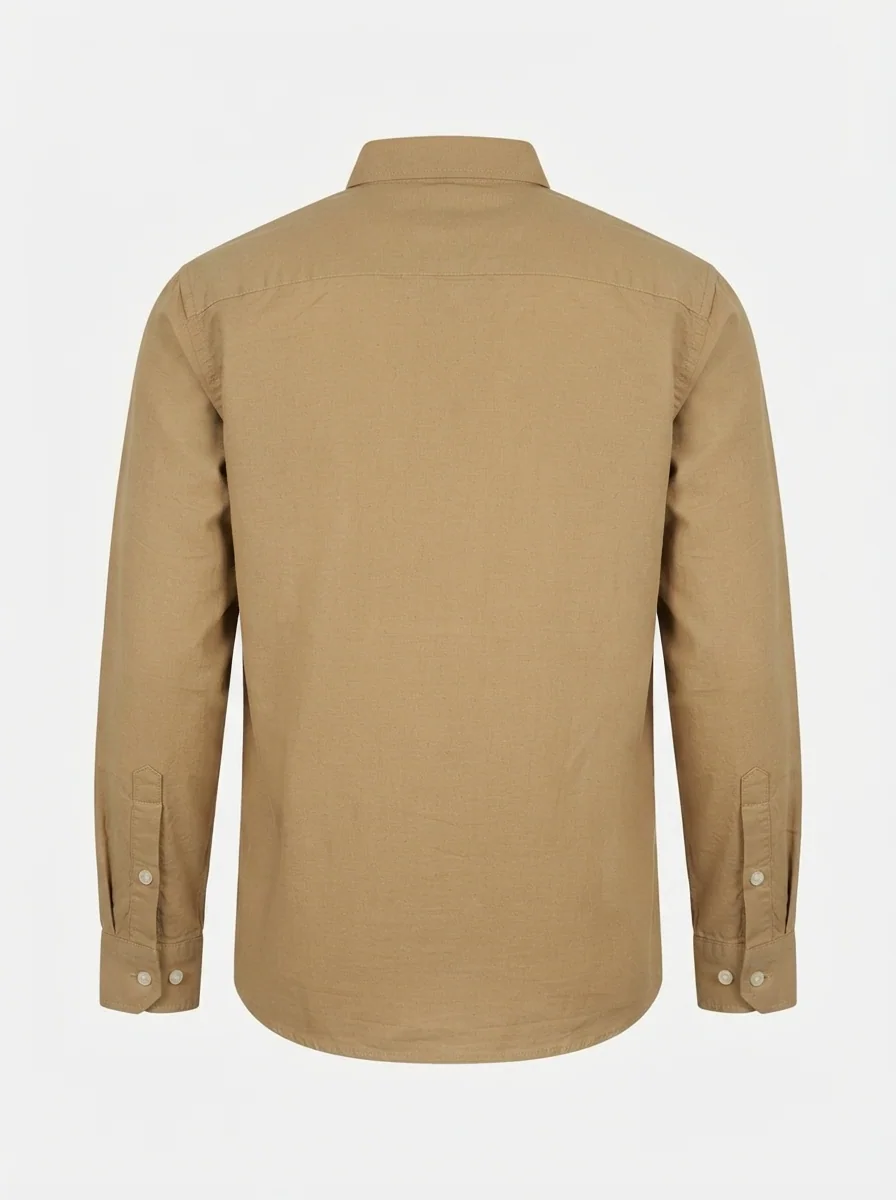 ABC KIDS LINEN PLAIN F/S SHIRT, image 4