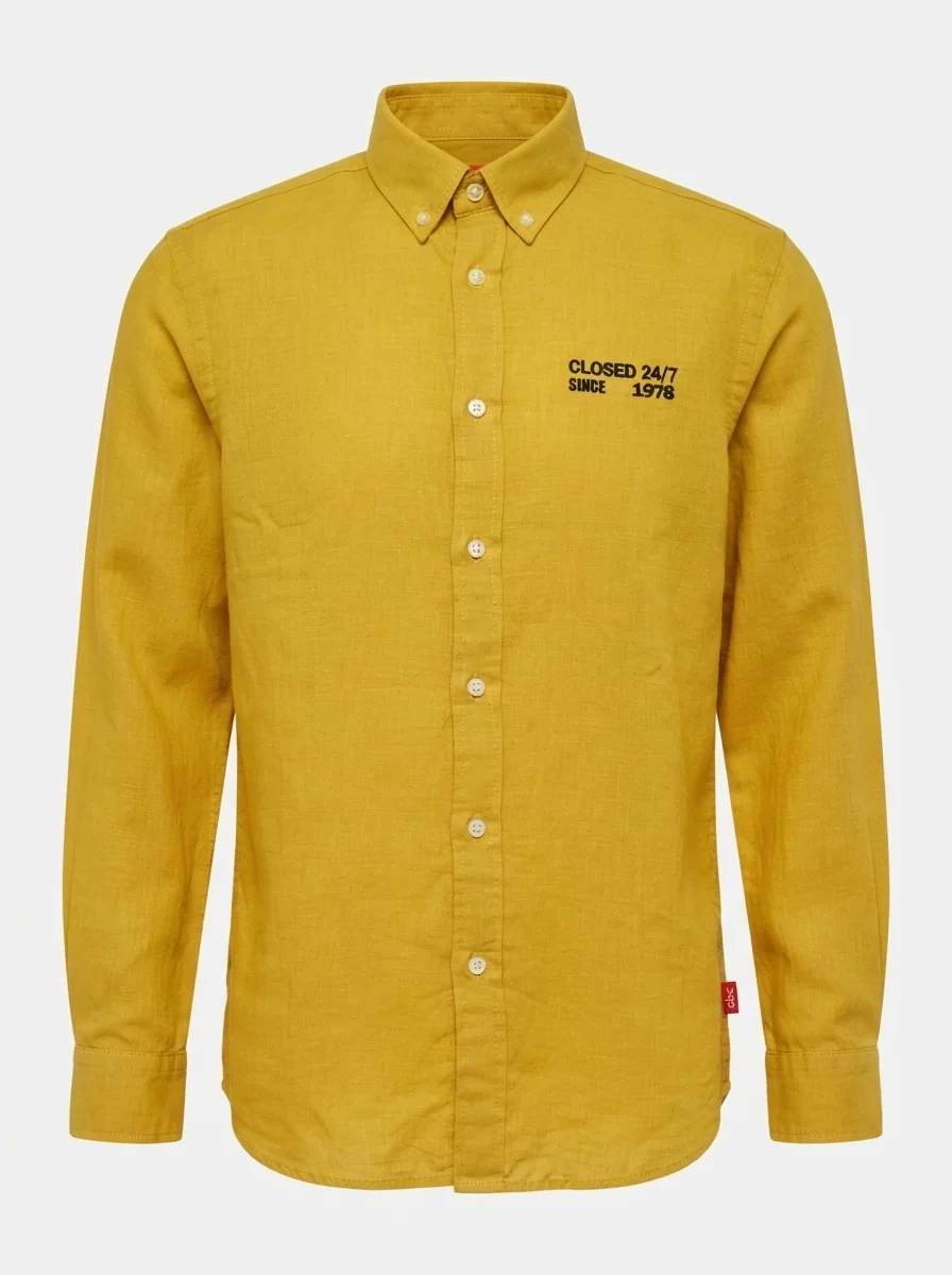 ABC KIDS LINEN PLAIN F/S SHIRT, image 13