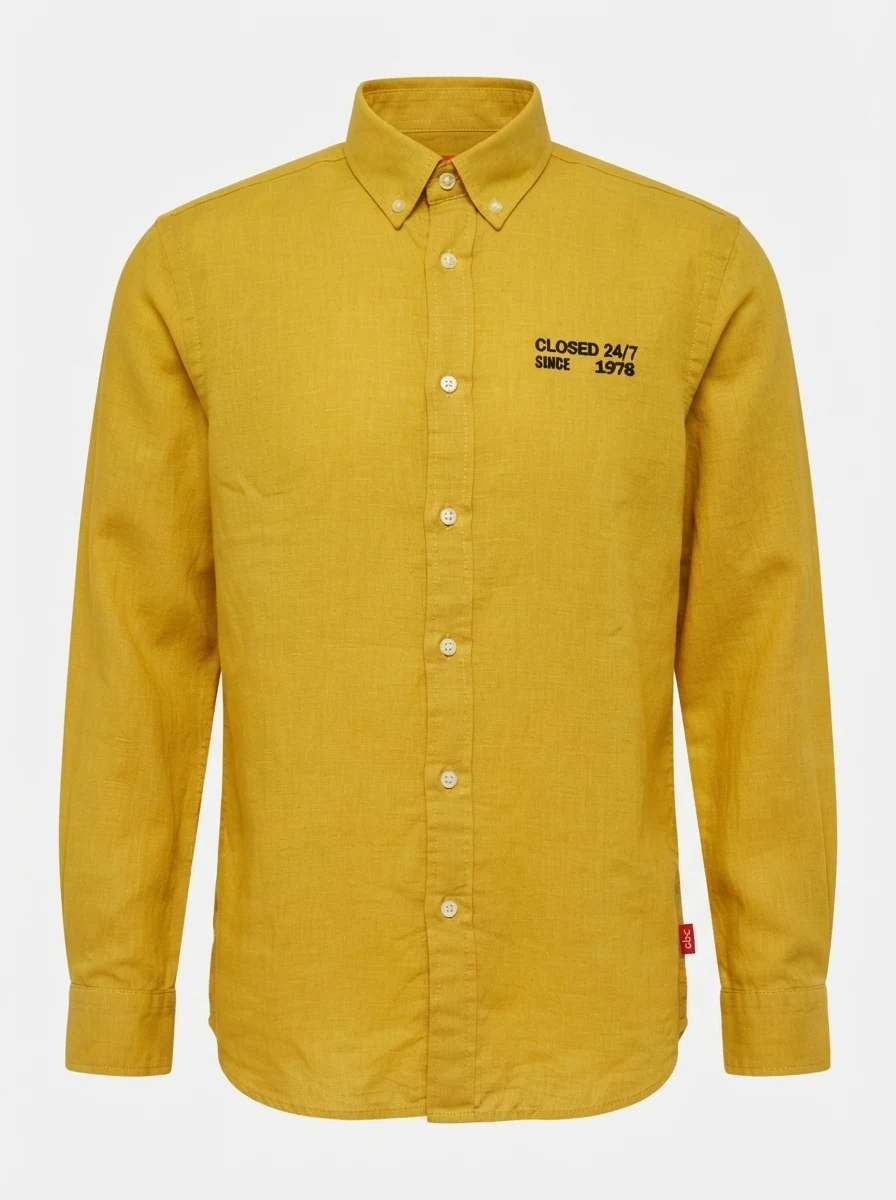 ABC KIDS LINEN PLAIN F/S SHIRT, image 13