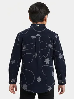 ATTOM KIDS CORDUROY PRINT F/S SHIRT 2