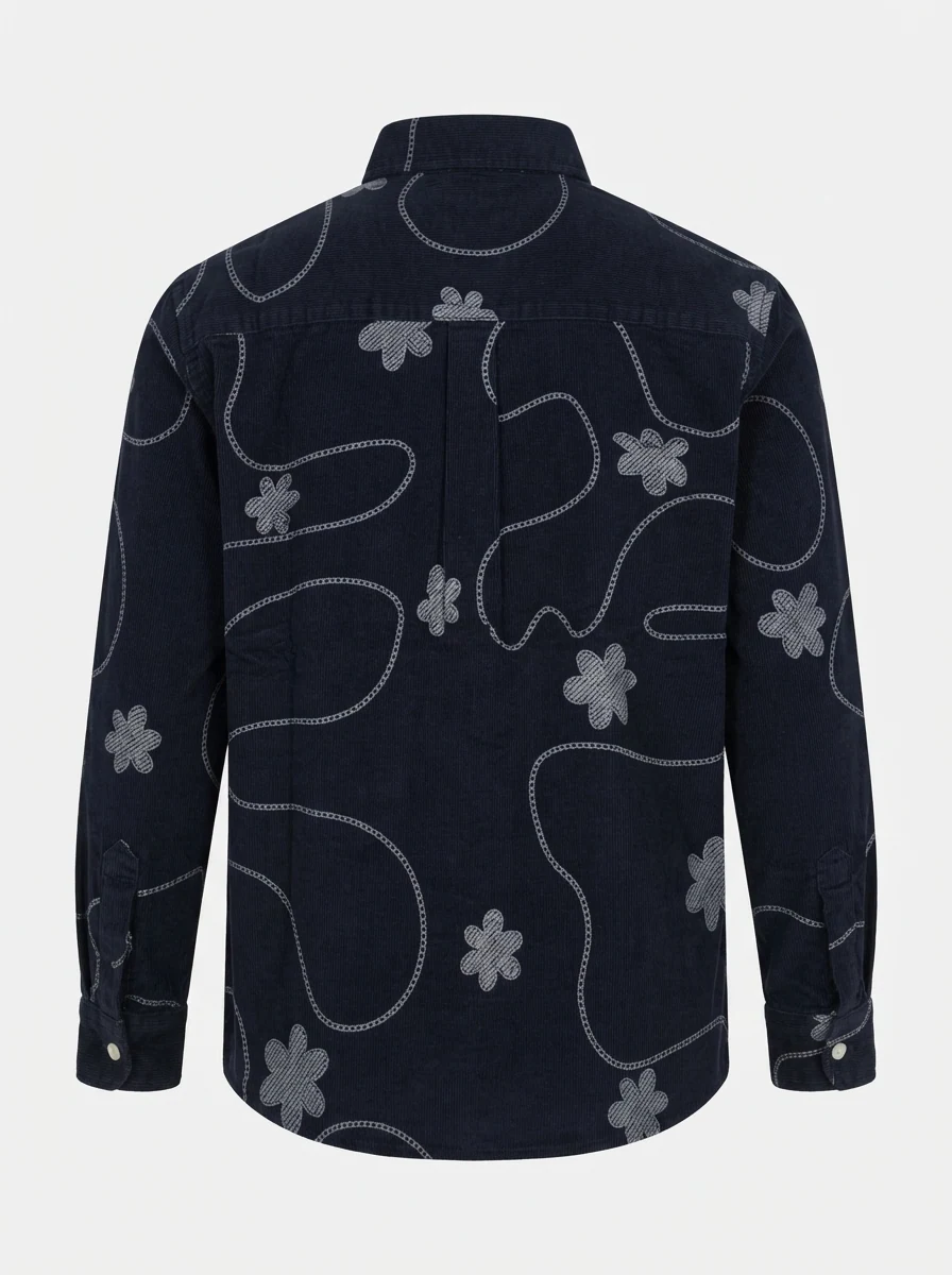 ATTOM KIDS CORDUROY PRINT F/S SHIRT, image 4