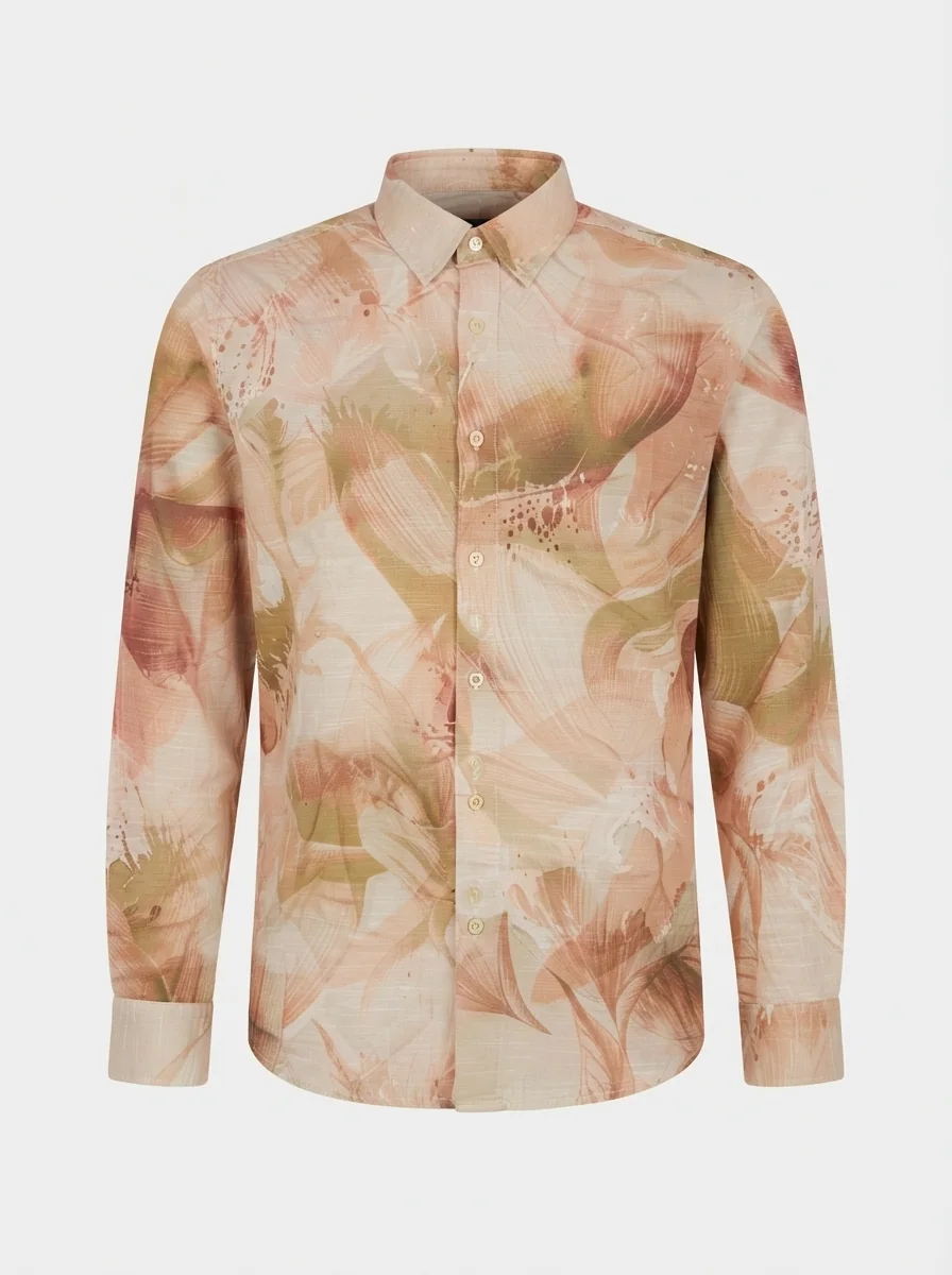 ABC KIDS  LINEN PRINT F/S SHIRT, image 3