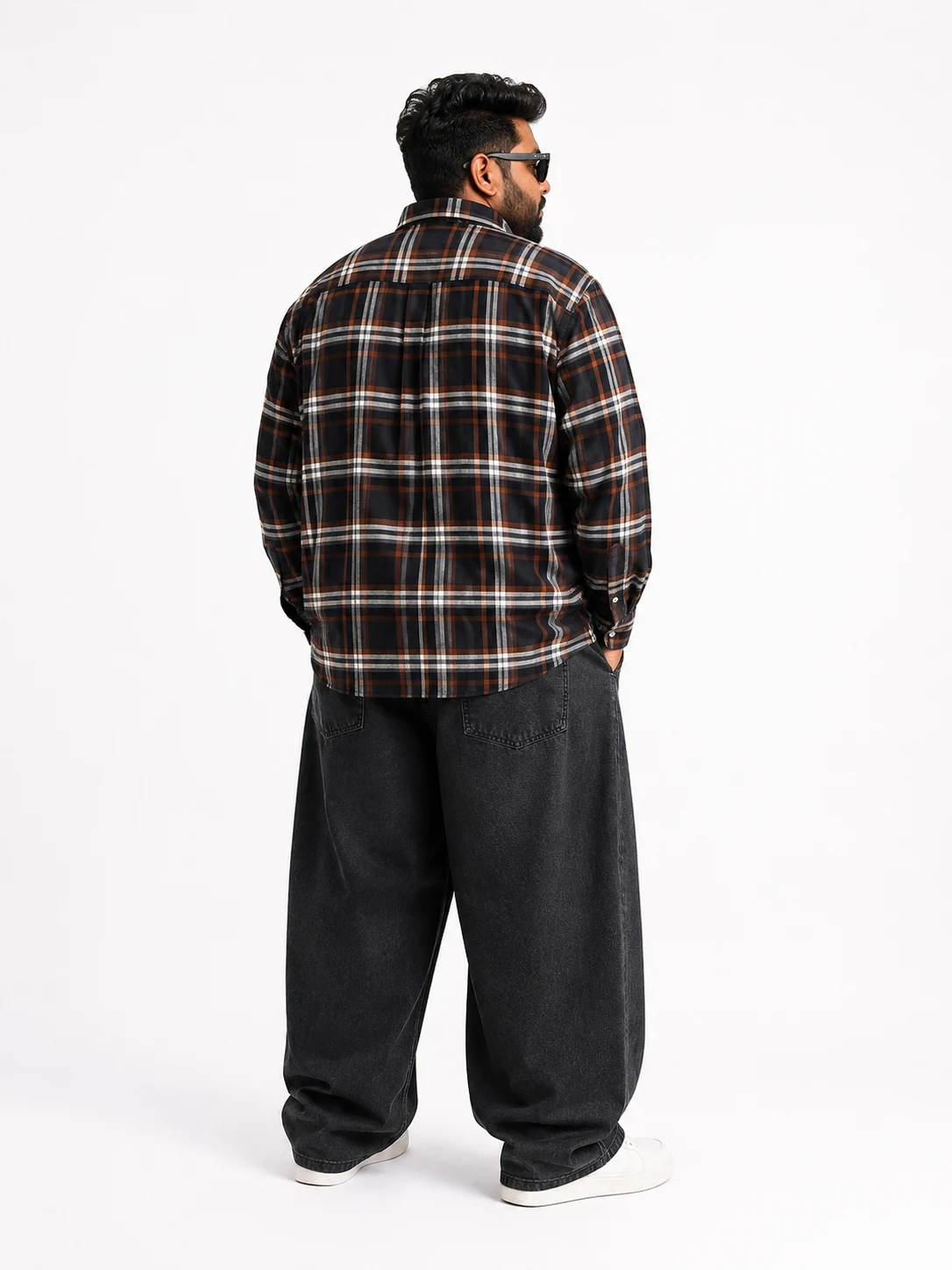 YELLOW OXFORD CHECK SHIRT F/S, image 6