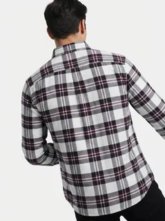 YELLOW OXFORD CHECK SHIRT F/S 1