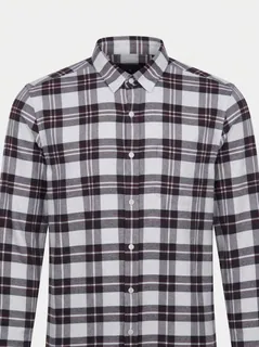 YELLOW OXFORD CHECK SHIRT F/S 5