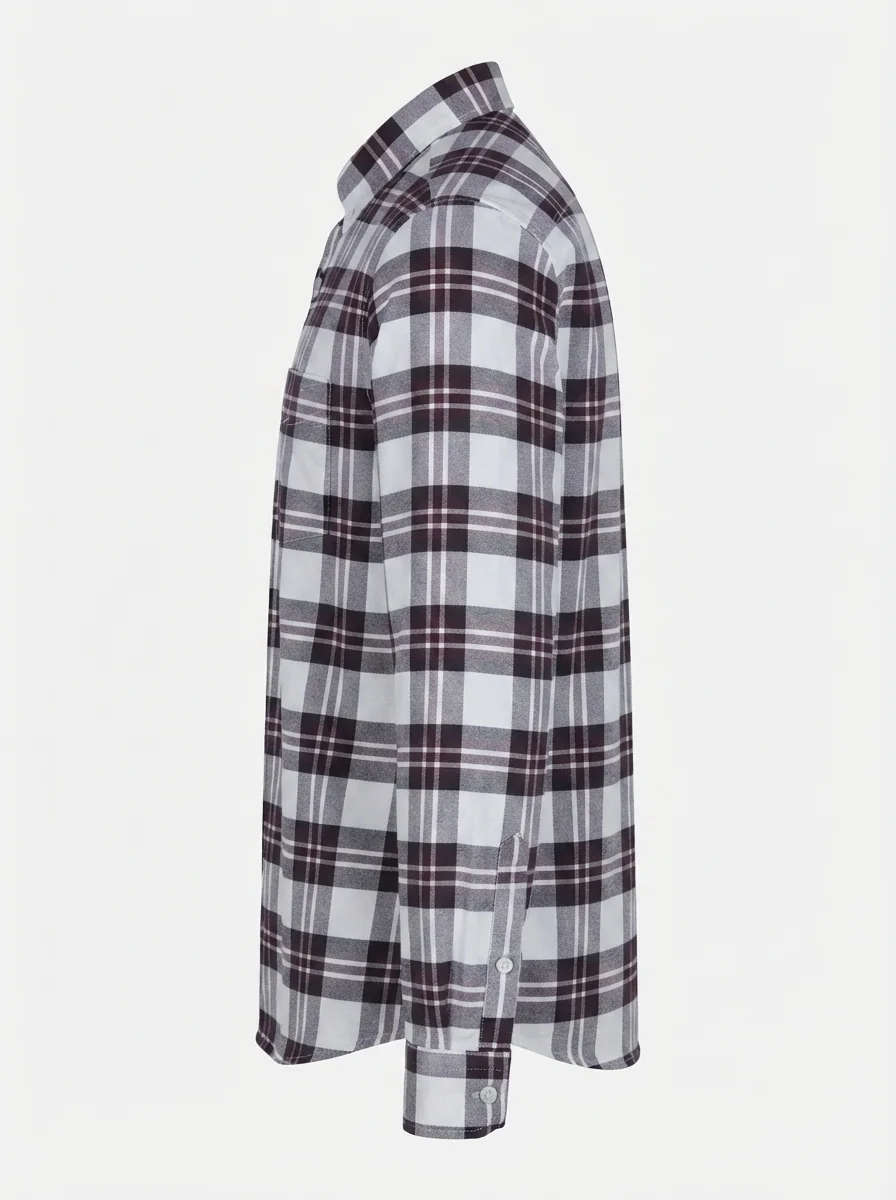 YELLOW OXFORD CHECK SHIRT F/S, image 11