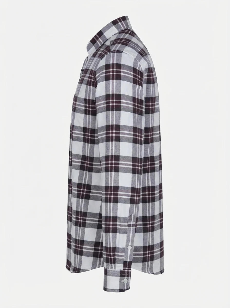 YELLOW OXFORD CHECK SHIRT F/S, image 11
