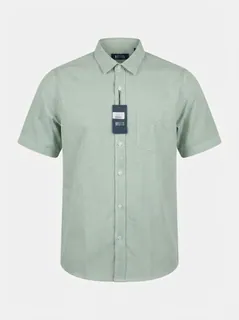 BELLIS MICRO CHECK H/S SHIRT-XL-GREY 3