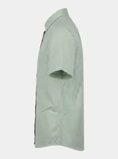 BELLIS MICRO CHECK H/S SHIRT-XL-GREY 6