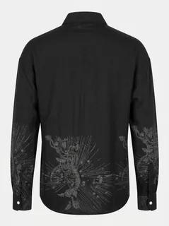 CADET IMP LINEN PRINT SHIRT F/S 4