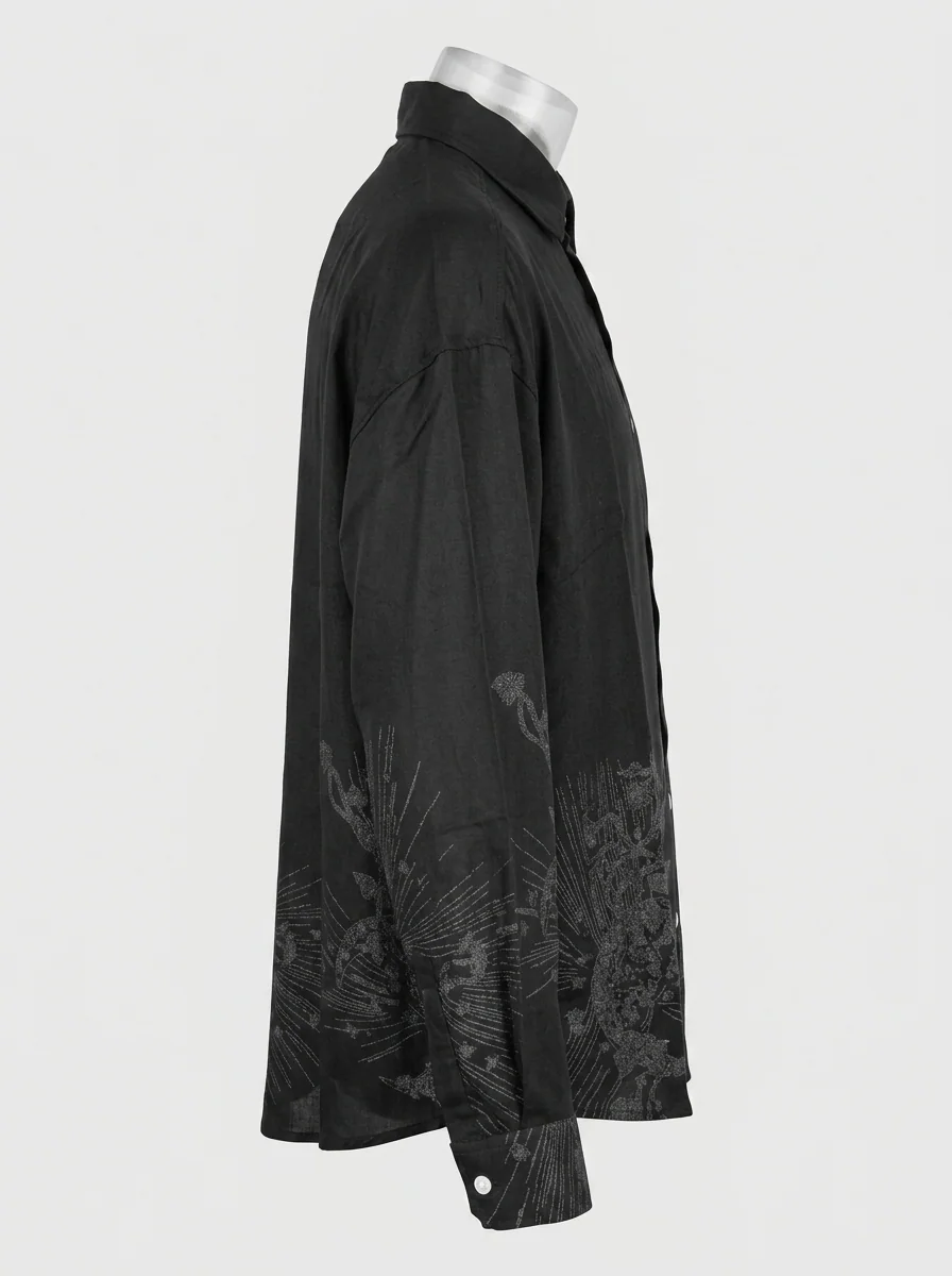 CADET IMP LINEN PRINT SHIRT F/S, image 5