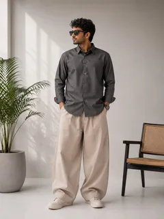 INGLISH IMP CHECKS SHIRT F/S 1