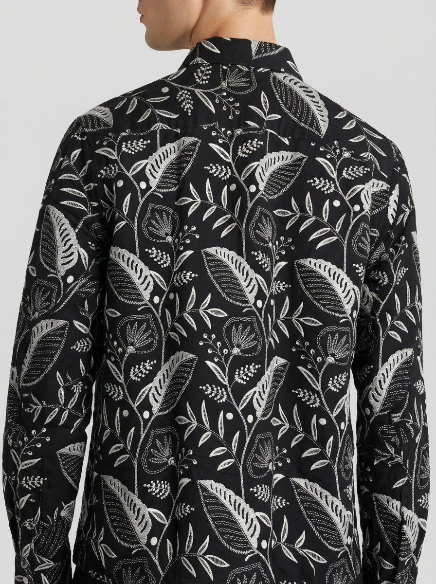 BELLI'S LINEN PRINT SHIRT F/S, image 2