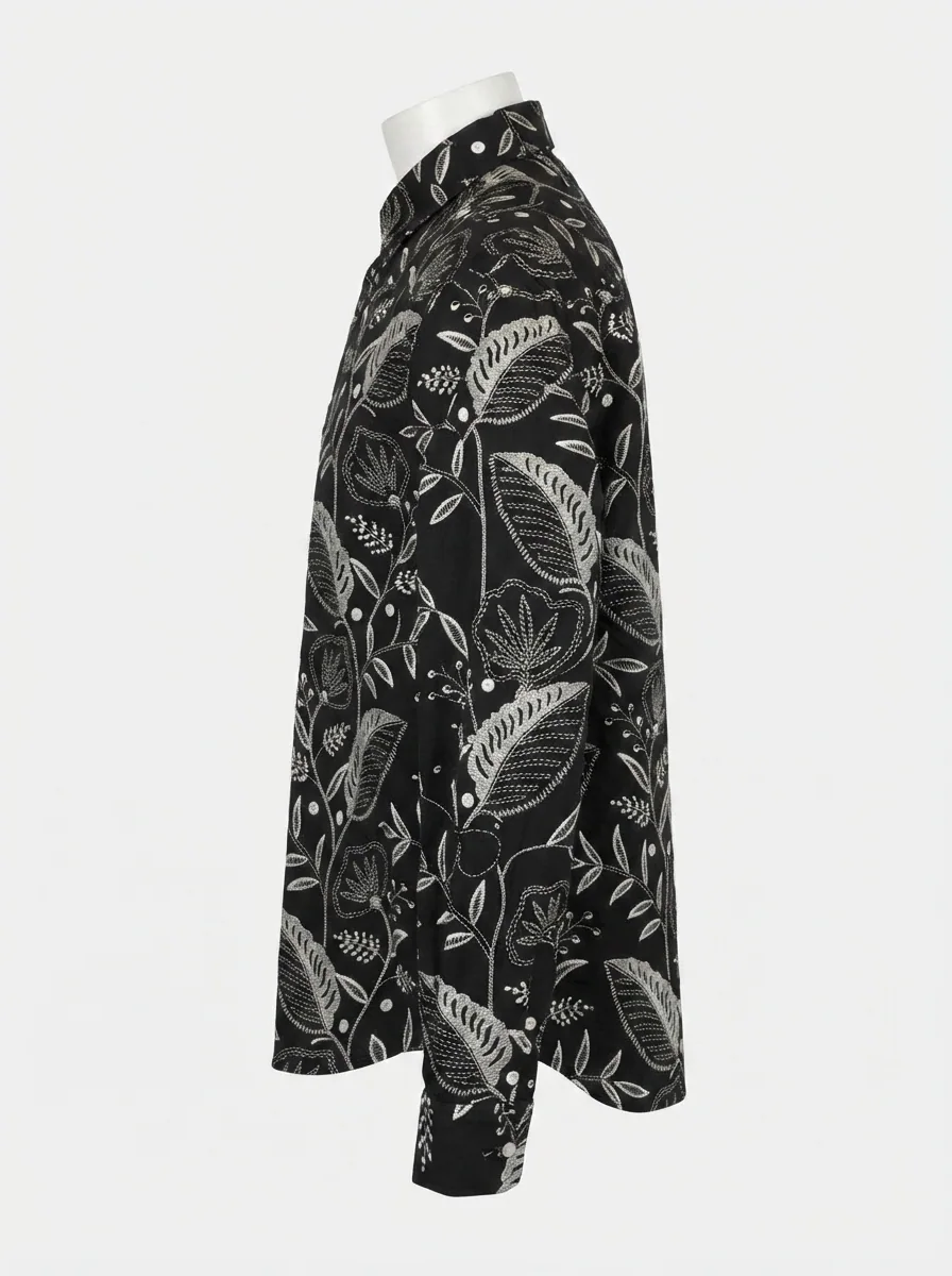 BELLI'S LINEN PRINT SHIRT F/S, image 5