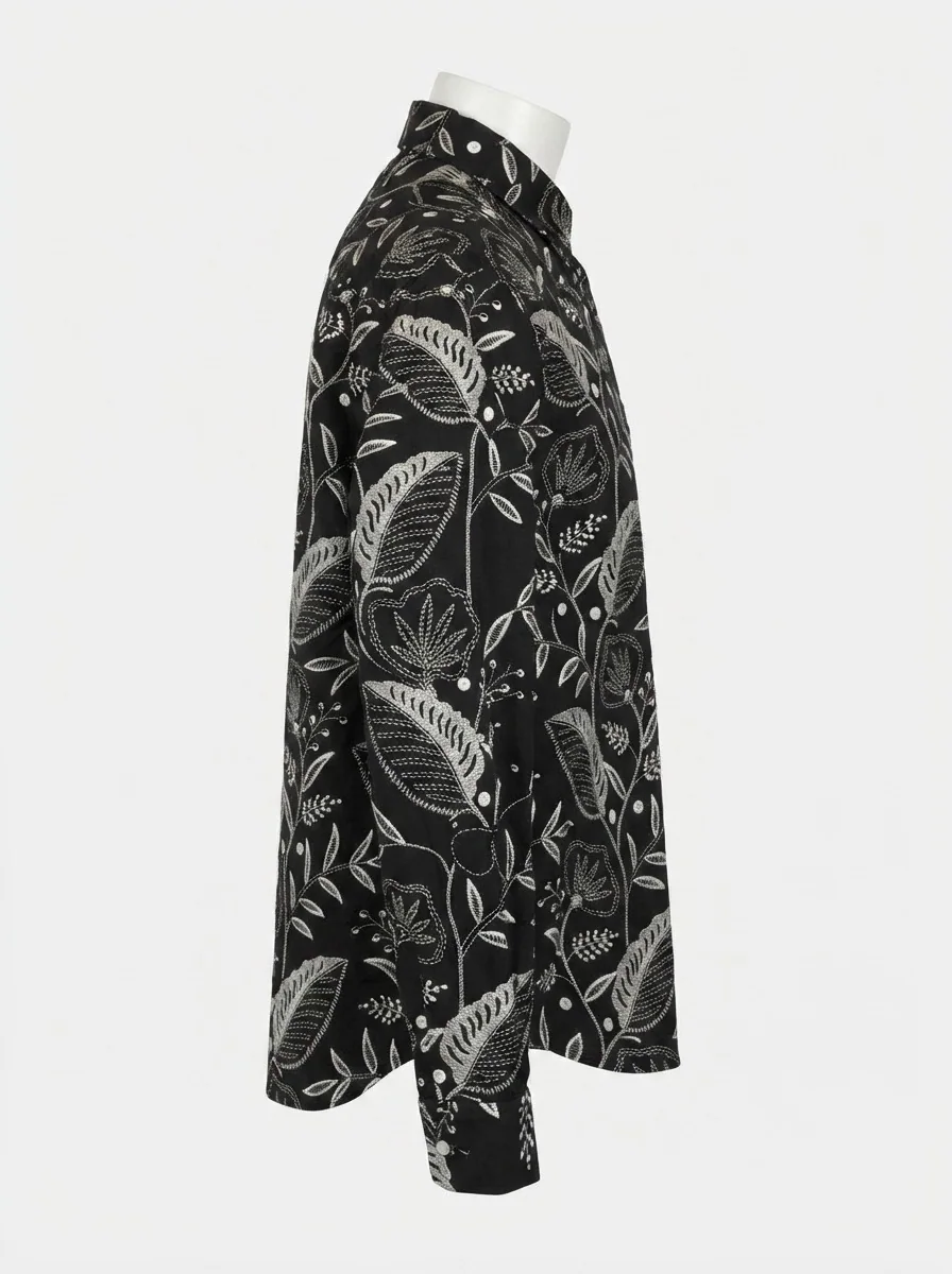 BELLI'S LINEN PRINT SHIRT F/S, image 6