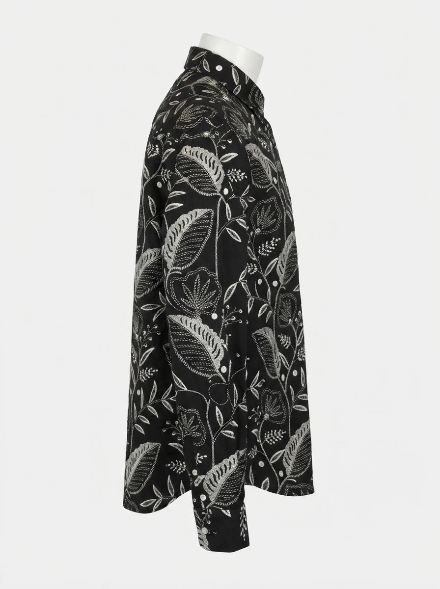 BELLI'S LINEN PRINT SHIRT F/S, image 6