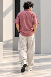 VOGUE OXFORD PLAIN H/S SHIRT 3