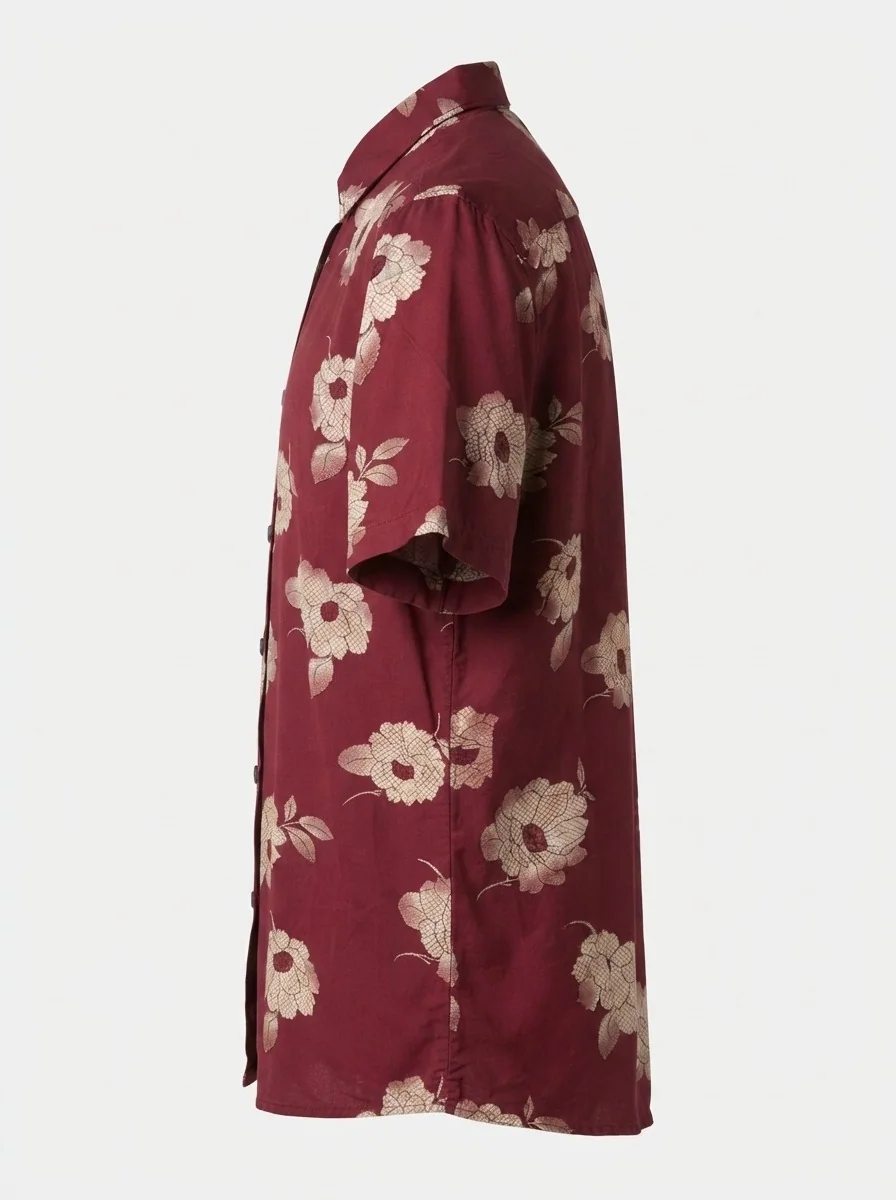 RED PRINT SHIRT XXL, image 6