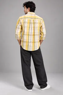 BELLIS LINEN CHECKS F/S SHIRT 2