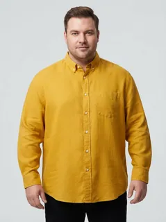 BELLI'S LINEN PLAIN SHIRT F/S 1