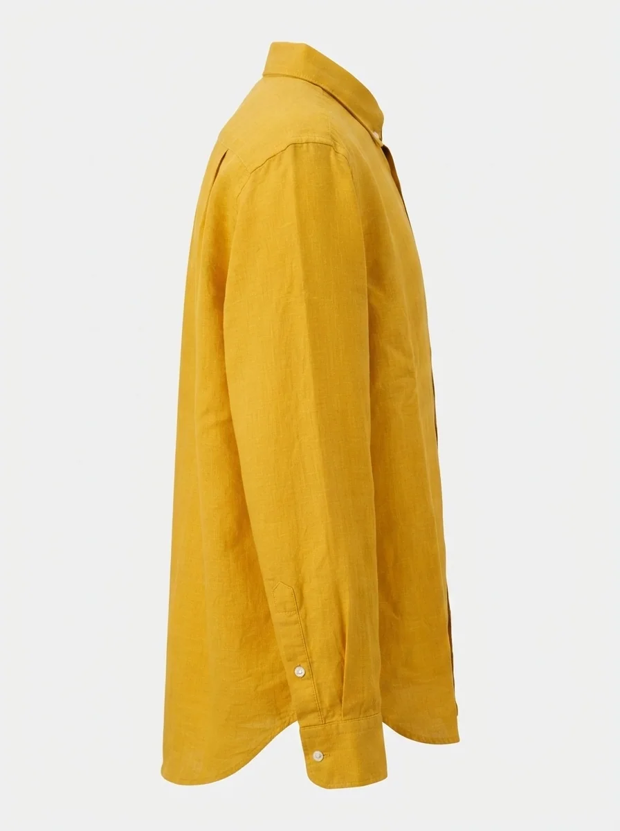 BELLI'S LINEN PLAIN SHIRT F/S, image 5