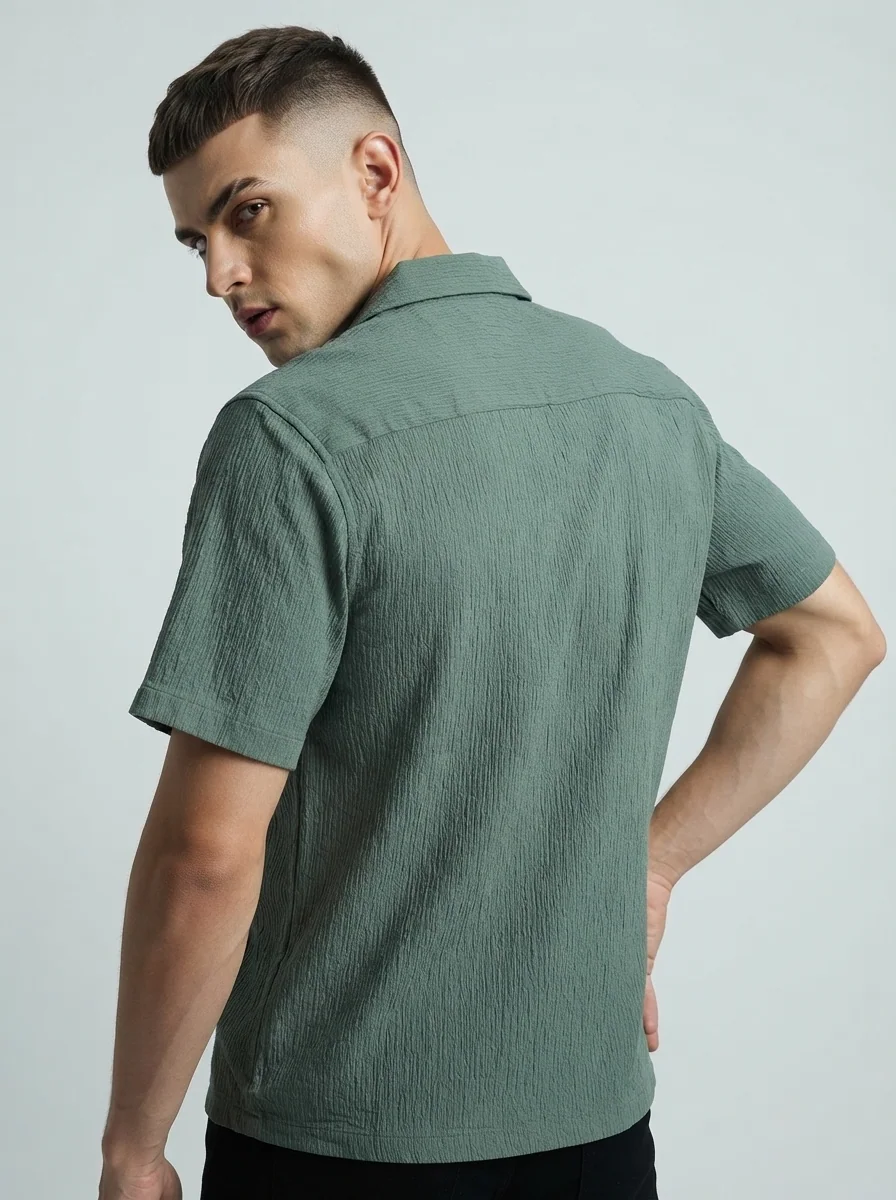 GR2037 CALZADO IMP PLAIN STRIPES H/S SHIRT, image 2