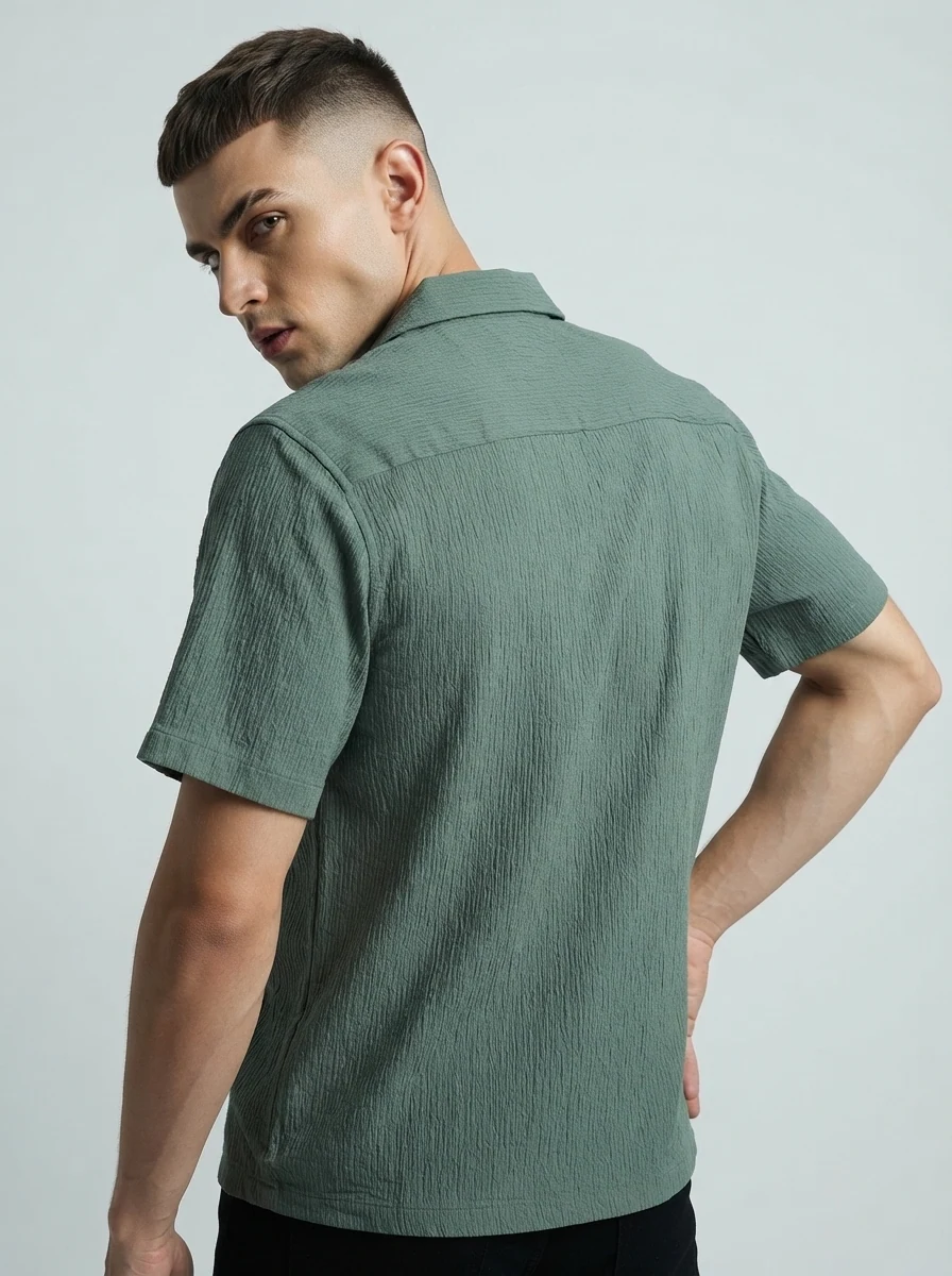 GR2037 CALZADO IMP PLAIN STRIPES H/S SHIRT, image 2