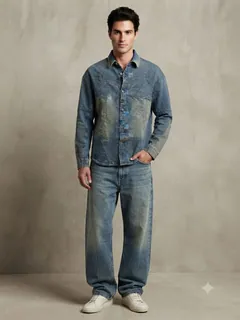 NELLY H/S DENIM SHIRT 1