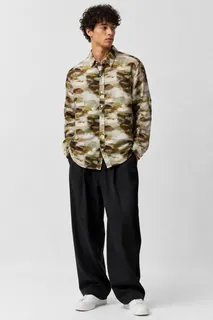 CAES LINEN PRINT SHIRT 1