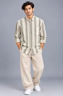 MCUBE STRIPES F/S SHIRT 1